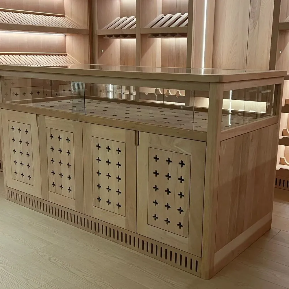 VIPHONYA Stainless Steel Cigar Humidor Cabinet, Dual Zone Humidity view 3