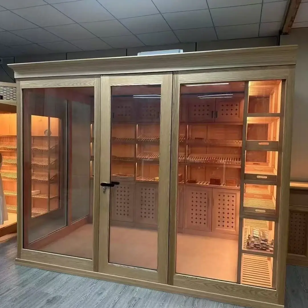 Stepped 1000L Stainless Steel Wine Cabinet with Dual-Zone Control view 3