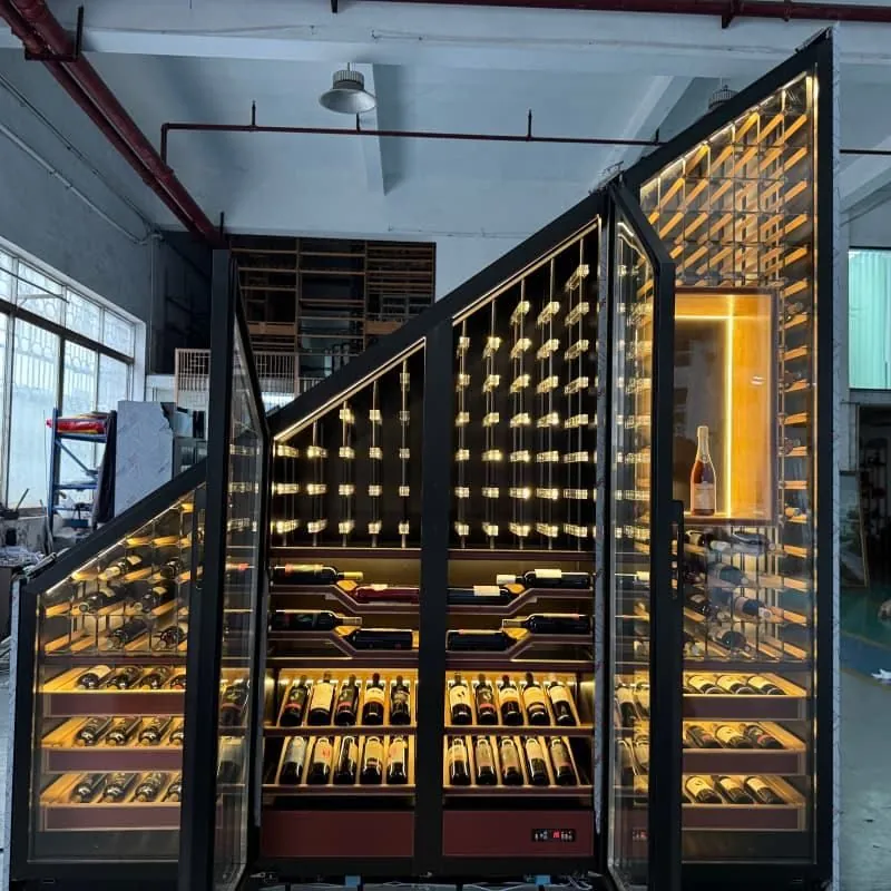 Wine Cooler Cabinet 100L, Stainless Steel Absorption Refrigerator view 4