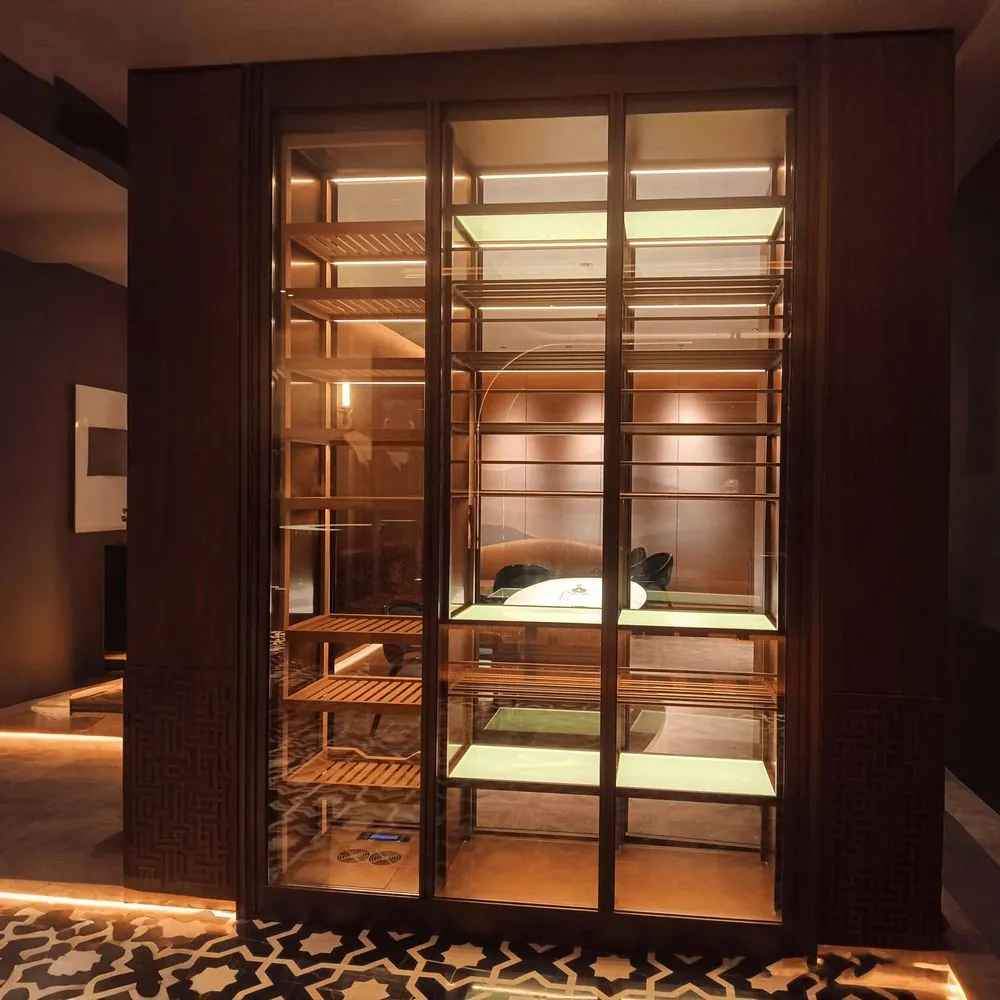 Stainless Steel Wine Cabinet with Glass Door, Display Refrigerator view 4