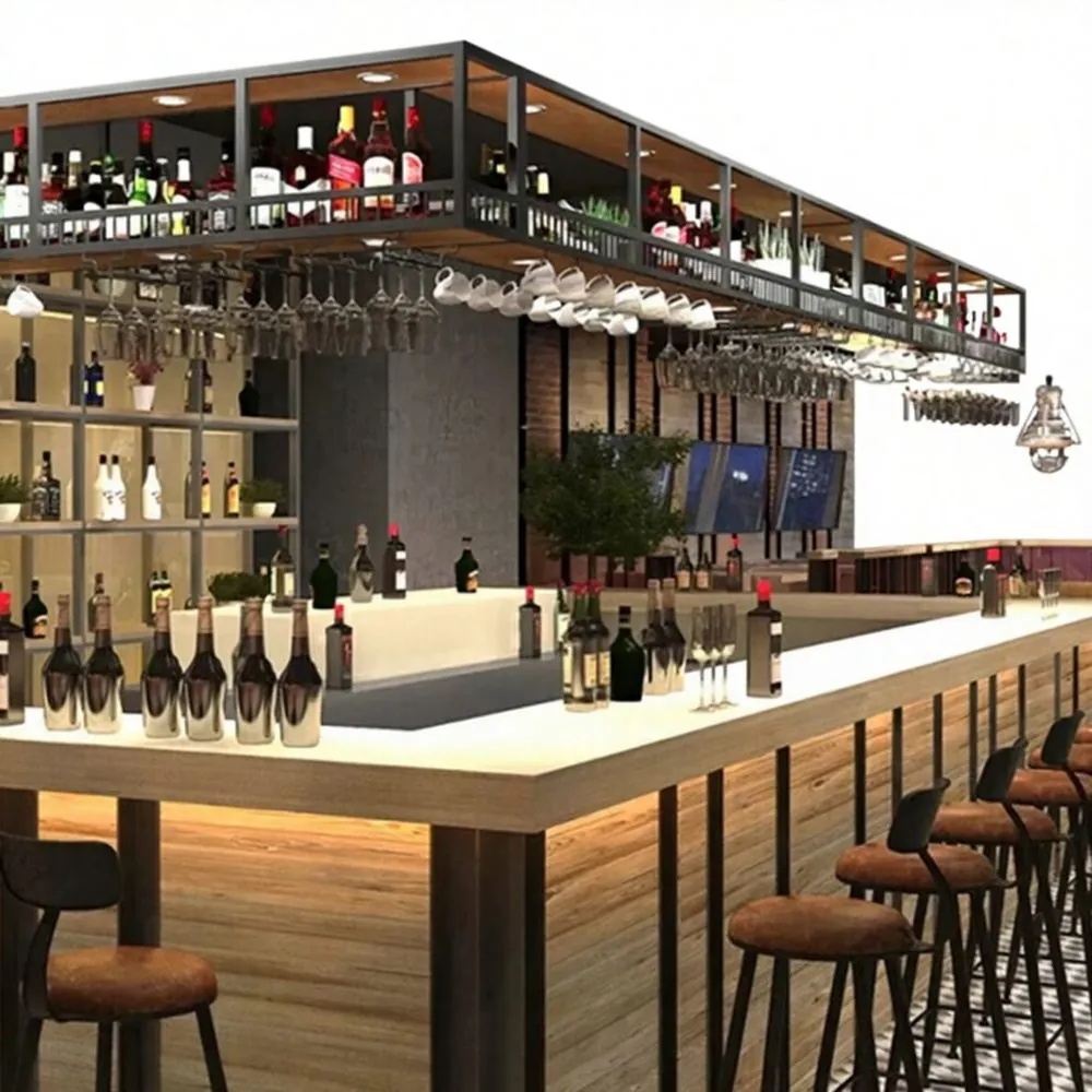 Modern Stainless Steel Wine Racking